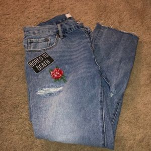 Pacsun Girlfriend Cropped Jeans